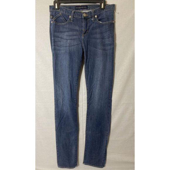 Rock & Republic Denim - Rock & Republic Women Denim Jeans Dark Wash PANT 8 Medium Regular Bootcut Berlin